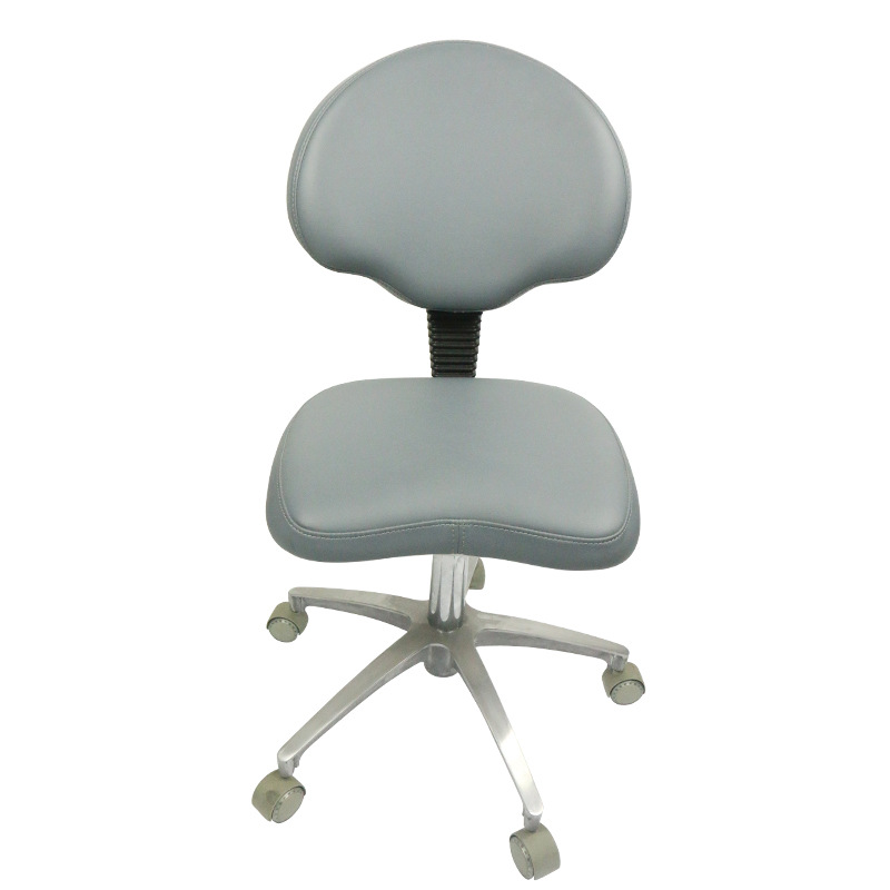 Medical Lab Chair - Lifting leather back chair, silent medical
