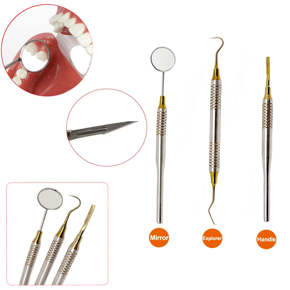 Premium Stainless Steel Dental - đánh giá và giá Dental Mirror Probe