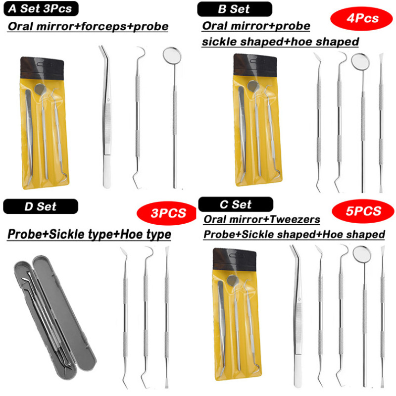 1Set Dental Mouth Mirror Tweez - đánh giá và giá Dental Mirror Probe
