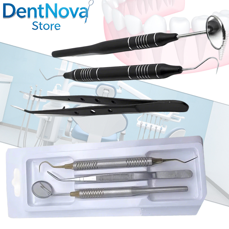 Dental Exam Set Stainless Stee - đánh giá và giá Dental Mirror Probe