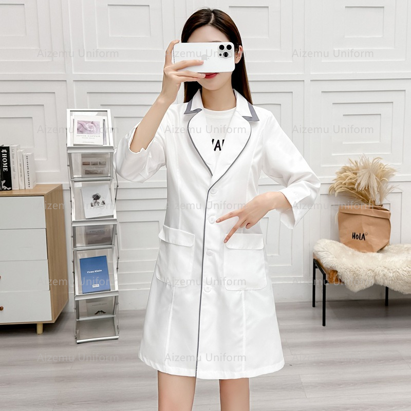 black beauty uniform with beau - đánh giá và giá Medical Lab Logo