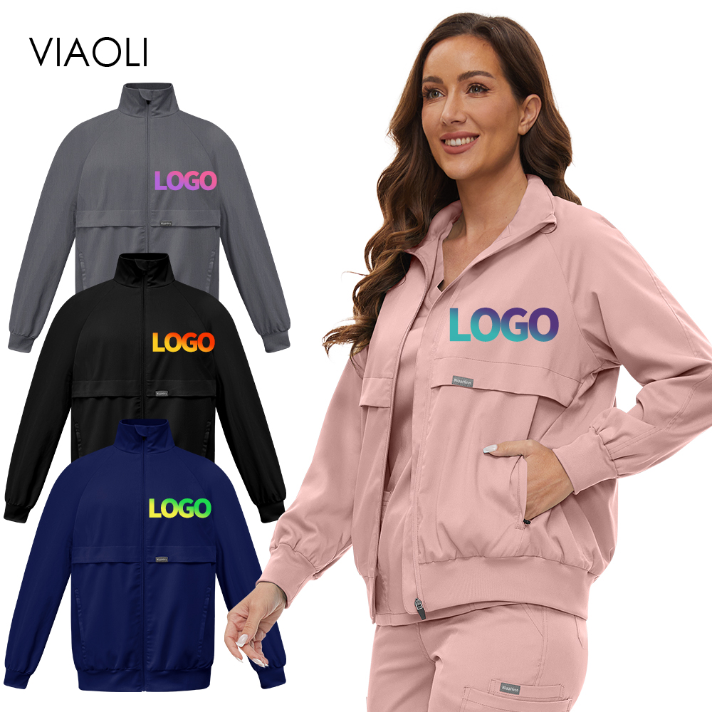 Custom Logo Long Sleeve Jacket - đánh giá và giá Medical Lab Logo