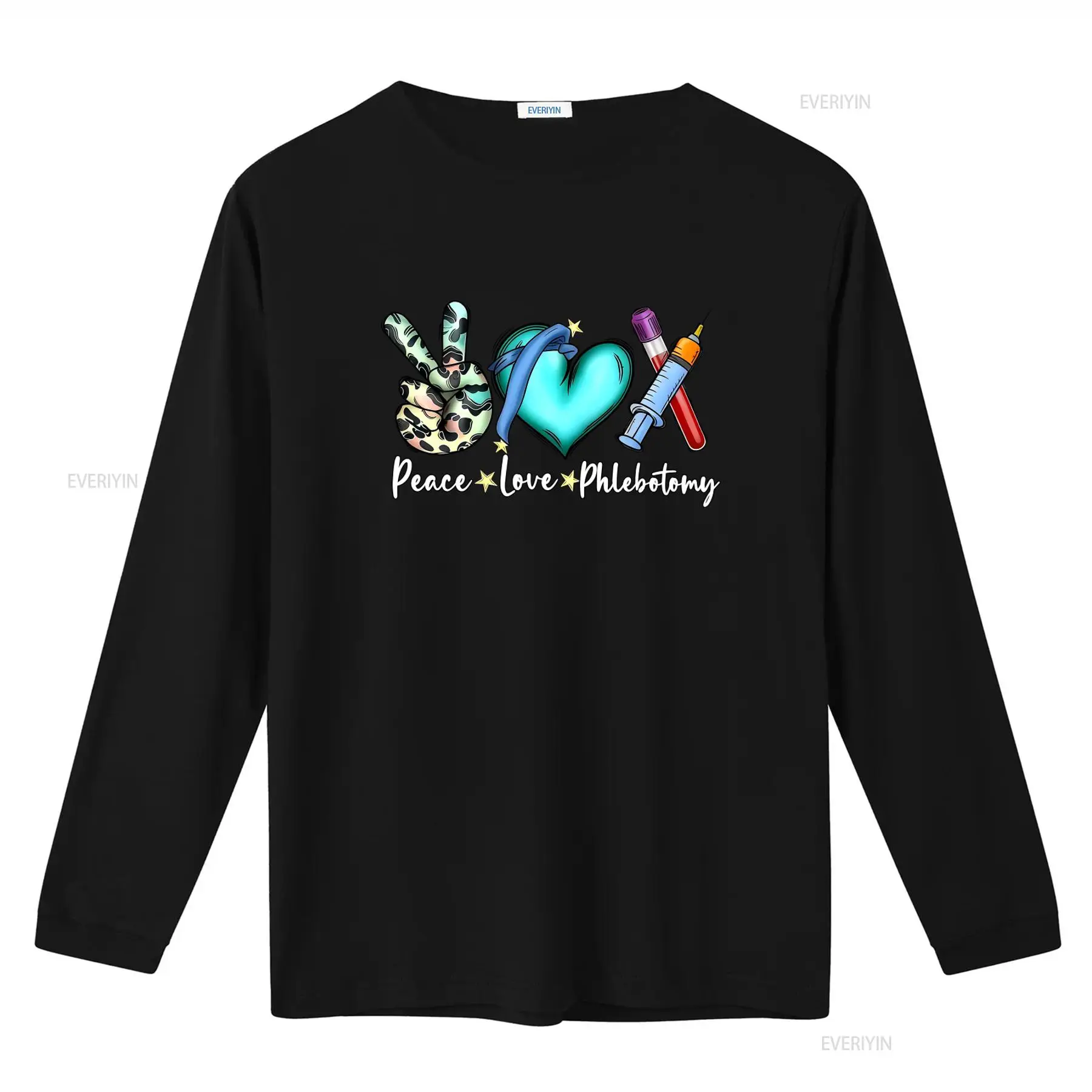 Peace Love Phlebotomy T Shirt  - đánh giá và giá Medical Lab Design