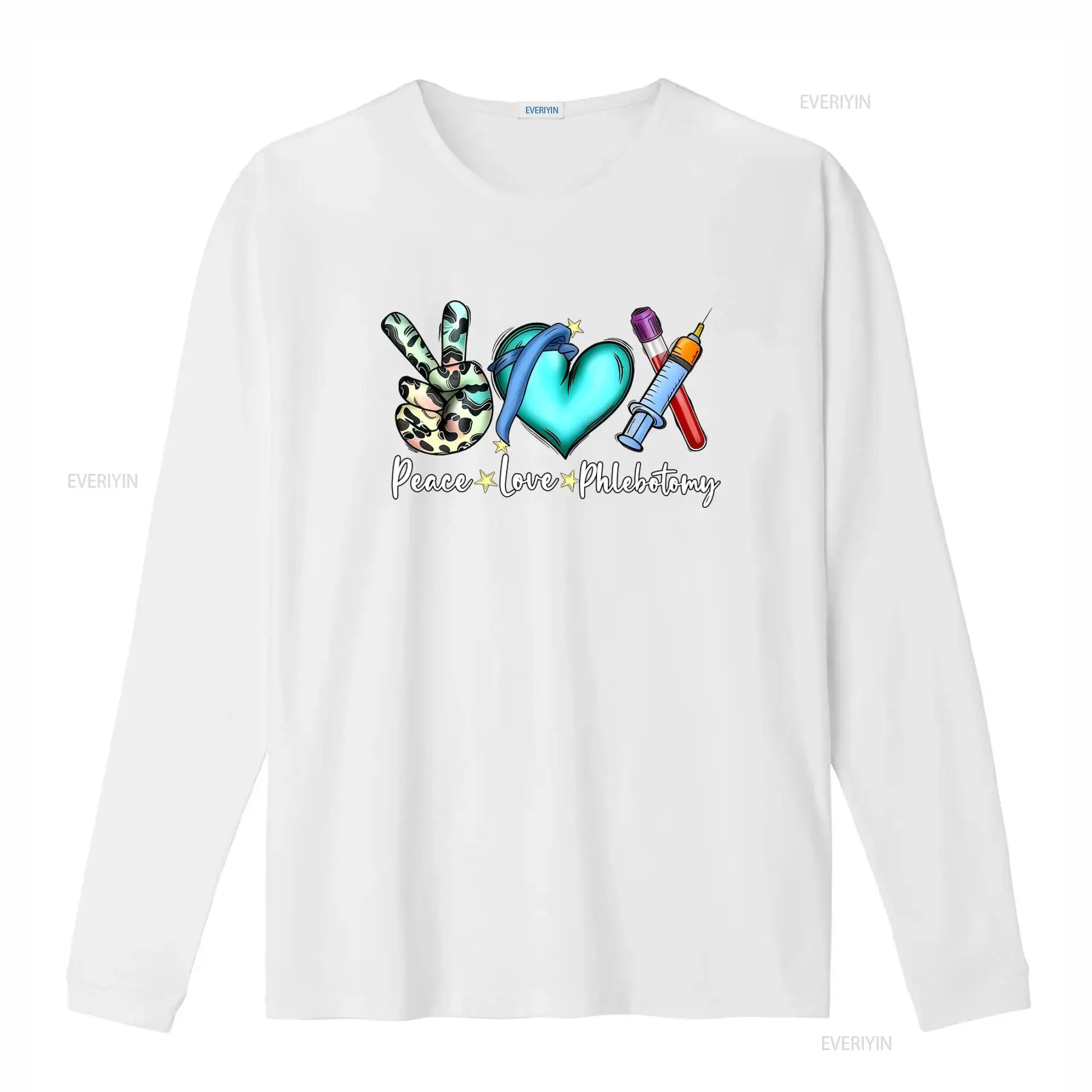 Peace Love Phlebotomy T Shirt  - đánh giá và giá Medical Lab Design