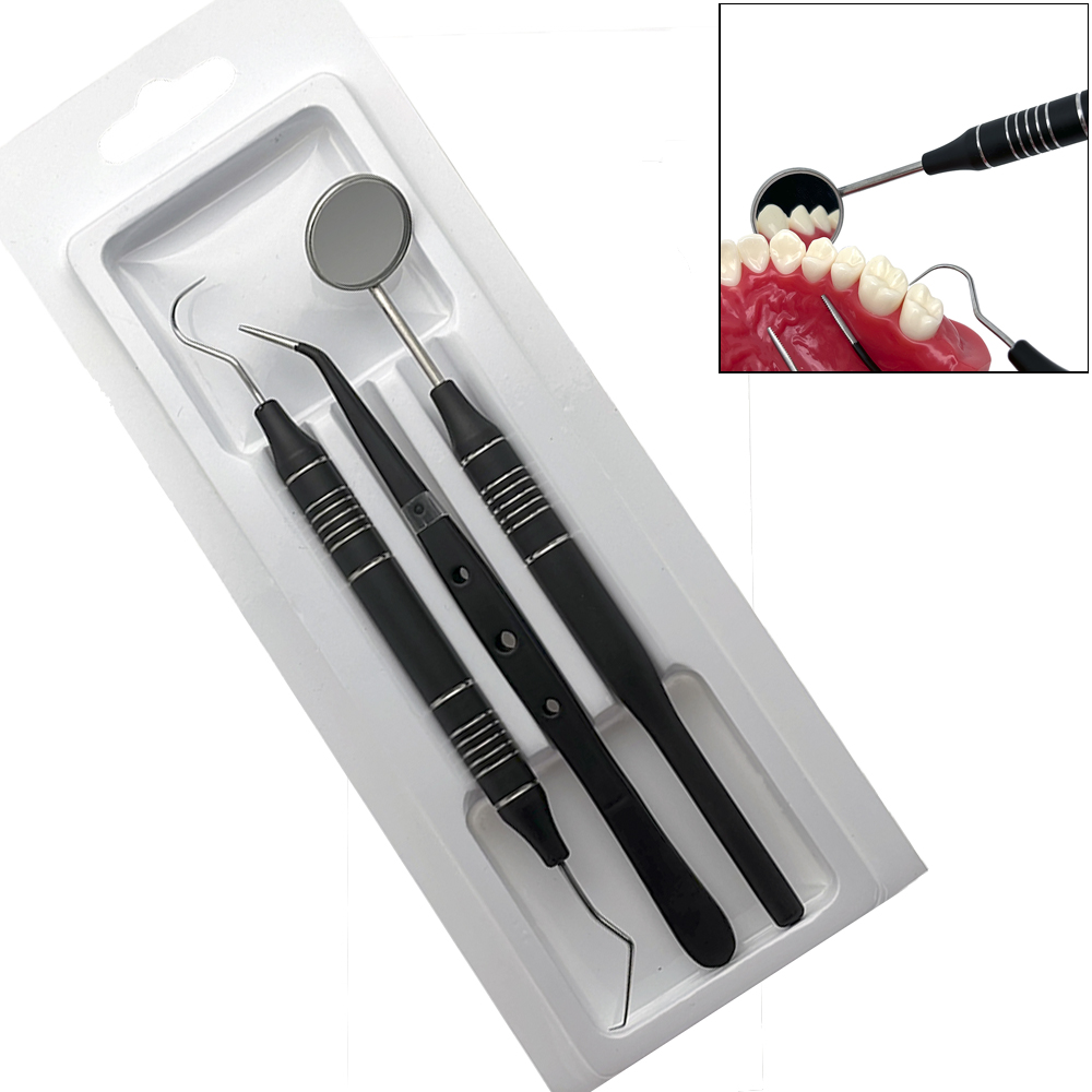 3Pcs/set Dental Mirror kit Mou - đánh giá và giá Dental Mirror Probe