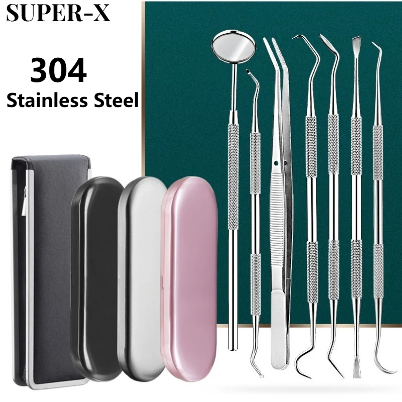 SUPER-X1set Dental Stainless T - đánh giá và giá Dental Mirror Probe