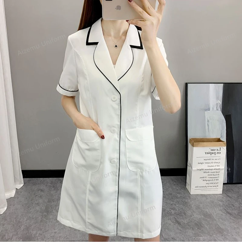 Black Beauty Salon uniform sho - đánh giá và giá Medical Lab Logo