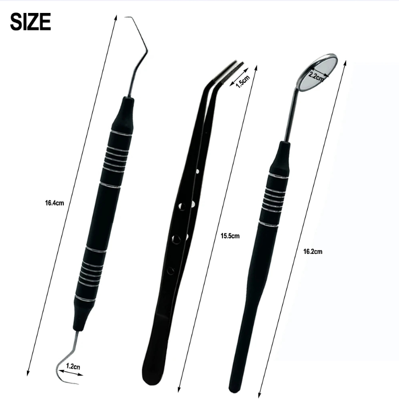 3Pcs/set Dental Mirror kit Mou - đánh giá và giá Dental Mirror Probe