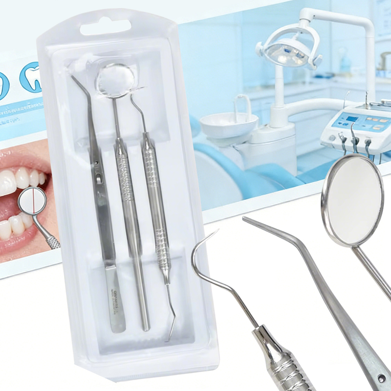 3Pcs Dental Stainless Steel Mi - đánh giá và giá Dental Mirror Probe