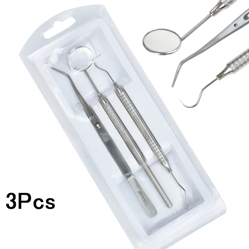 3Pcs Dental Stainless Steel Mi - đánh giá và giá Dental Mirror Probe