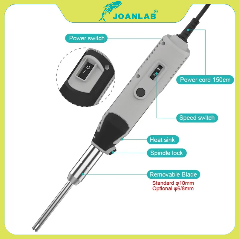 JOANLAB 35000rpm Handheld Homo - đánh giá và giá Water Bath Laboratory