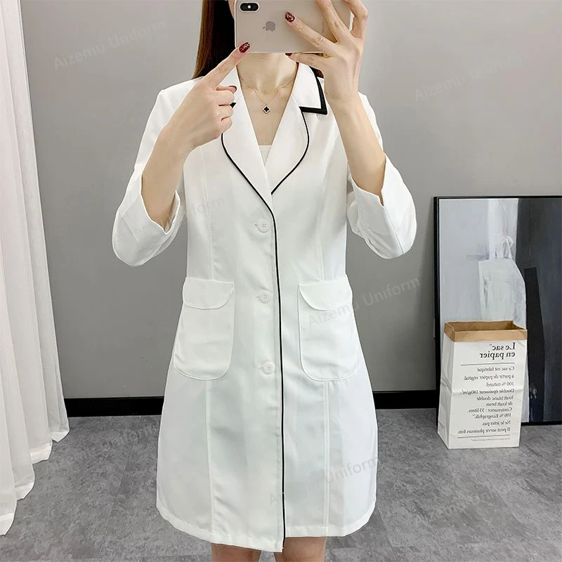 Women Short Spa Uniforms logo  - đánh giá và giá Medical Lab Logo